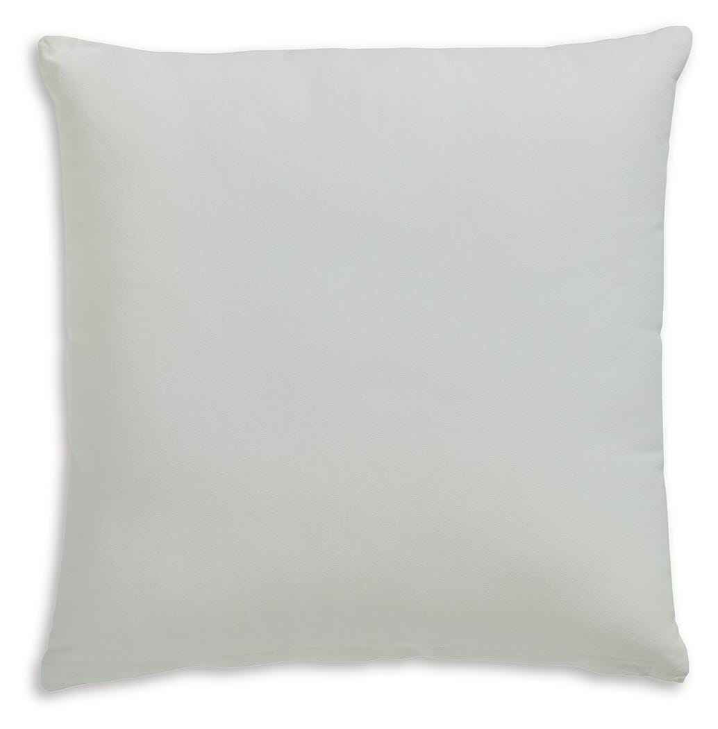 Gyldan White/Teal/Gold Pillow by Ashley at Eve Furniture