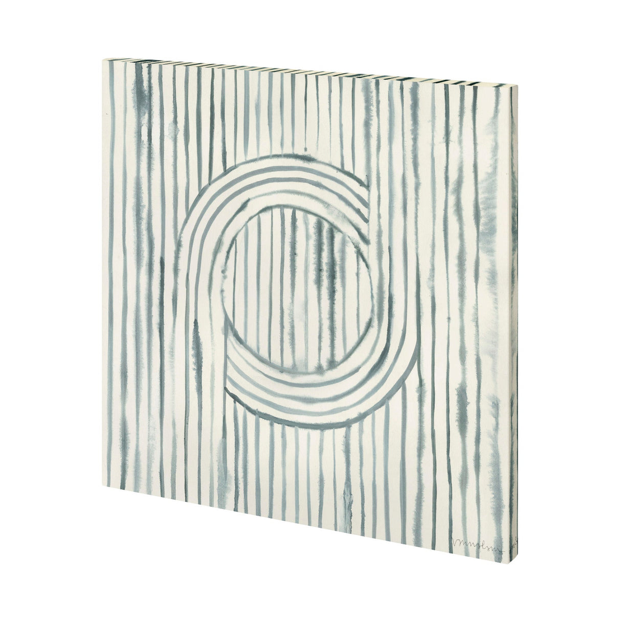 Gyrate I by Vanna Lam a Hand Embellished Textured Canvas by Mercana at Eve Furniture