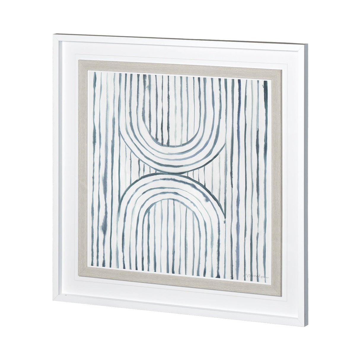Gyrate II by Vanna Lam a Framed Art Print Matted under Glass by Mercana at Eve Furniture