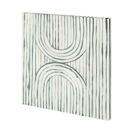Gyrate II by Vanna Lam a Hand Embellished Textured Canvas by Mercana at Eve Furniture