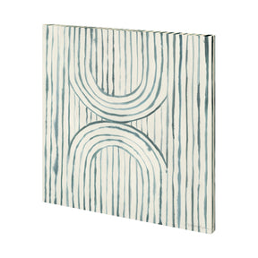 Gyrate II by Vanna Lam a Hand Embellished Textured Canvas by Mercana at Eve Furniture