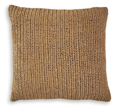Habenvale Tan Pillow (Set of 4) by Ashley at Eve Furniture