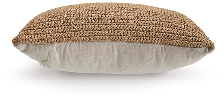 Habenvale Tan Pillow (Set of 4) by Ashley at Eve Furniture