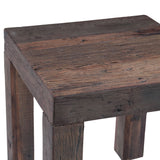 Hacienda 24" Square Side Table in Reclaimed Wood by Home Trends & Design at Eve Furniture