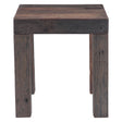 Hacienda 24" Square Side Table in Reclaimed Wood by Home Trends & Design at Eve Furniture
