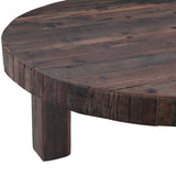 Hacienda 47" Round Coffee Table in Reclaimed Wood by Home Trends & Design at Eve Furniture
