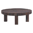 Hacienda 47" Round Coffee Table in Reclaimed Wood by Home Trends & Design at Eve Furniture