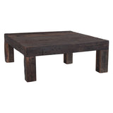 Hacienda 48" Square Coffee Table in Reclaimed Hardwood by Home Trends & Design at Eve Furniture