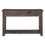 Hacienda 50" Console Table with Three Drawers in Reclaimed Wood by Home Trends & Design at Eve Furniture