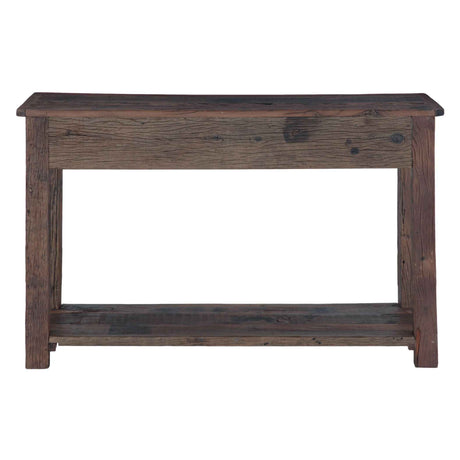 Hacienda 50" Console Table with Three Drawers in Reclaimed Wood by Home Trends & Design at Eve Furniture