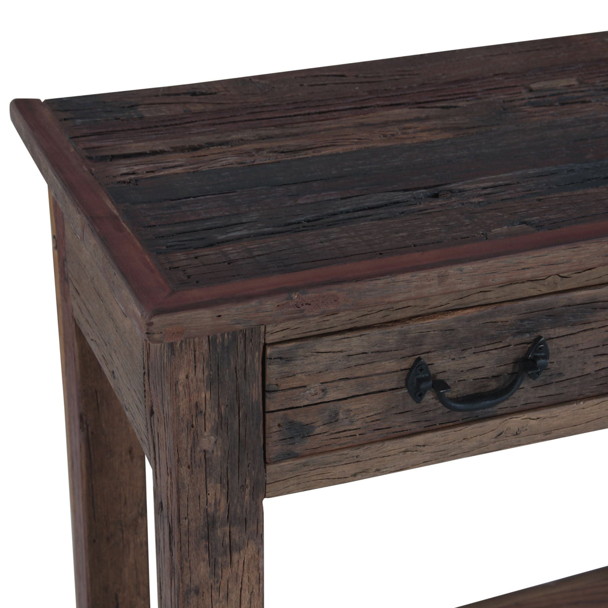 Hacienda 50" Console Table with Three Drawers in Reclaimed Wood by Home Trends & Design at Eve Furniture