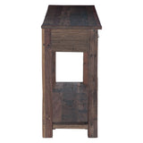Hacienda 50" Console Table with Three Drawers in Reclaimed Wood by Home Trends & Design at Eve Furniture