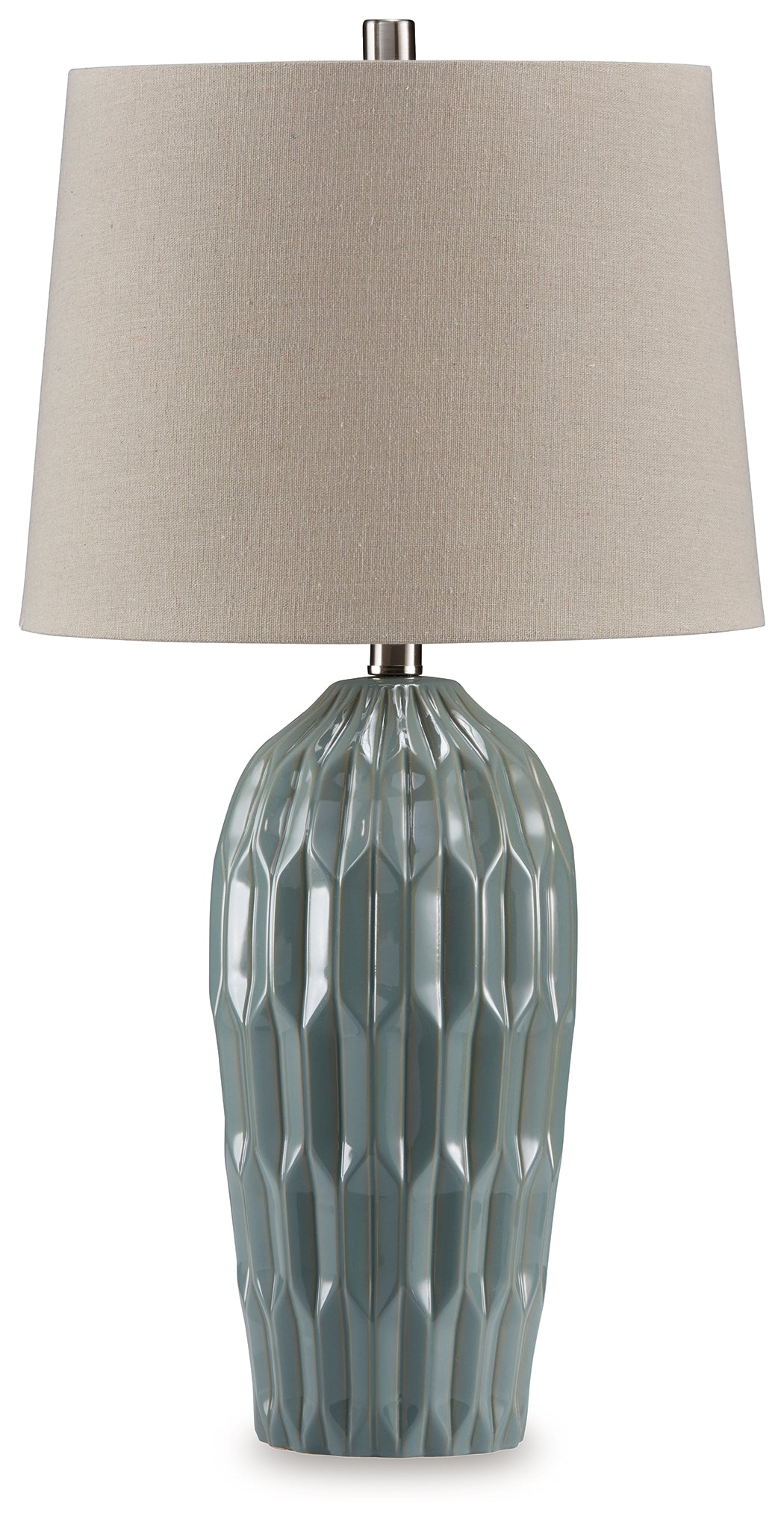 Hadbury Pale Blue/Teal Table Lamp