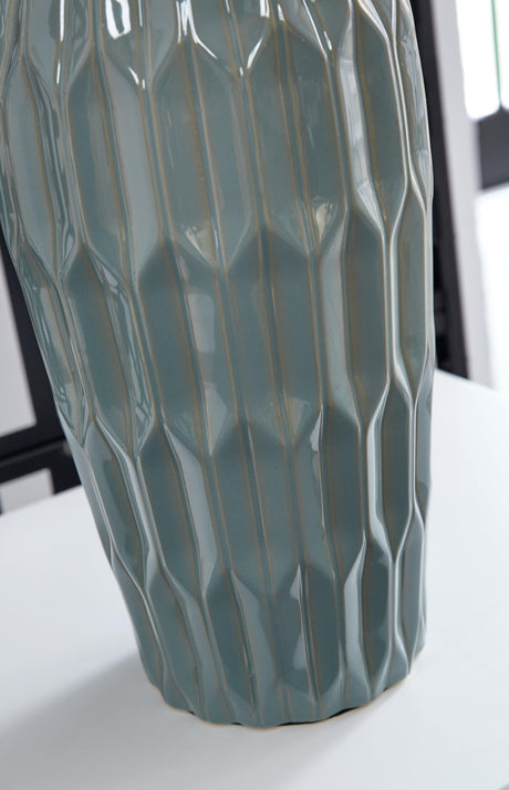 Hadbury Pale Blue/Teal Table Lamp by Ashley at Eve Furniture