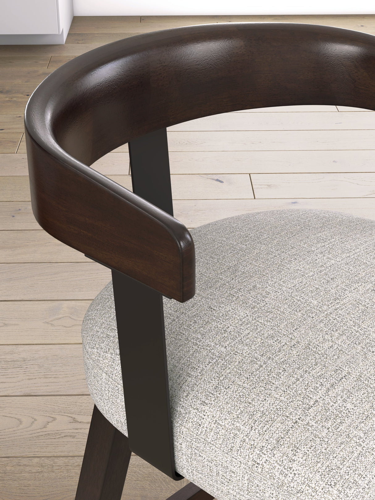 Haddigan Dark Brown Counter Height Barstool, Set of 2 by ASHLEY FURNITURE at Eve Furniture