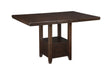 Haddigan Dark Brown Counter Height Dining Extension Table by Ashley at Eve Furniture