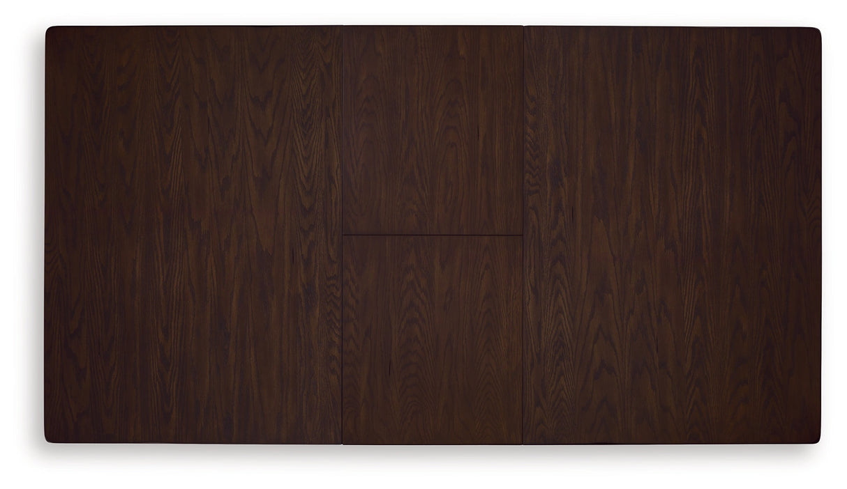 Haddigan Dark Brown Counter Height Dining Extension Table by ASHLEY FURNITURE at Eve Furniture