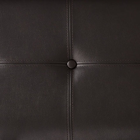 Haddigan Dark Brown Counter Height Dining Table with 8 Barstools by Ashley at Eve Furniture