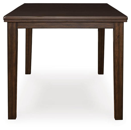 Haddigan Dark Brown Counter Height Set by Ashley at Eve Furniture