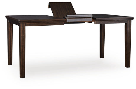 Haddigan Dark Brown Counter Height Set by Ashley at Eve Furniture