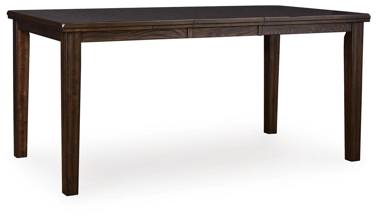 Haddigan Dark Brown Counter Height Set by Ashley at Eve Furniture