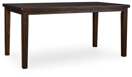 Haddigan Dark Brown Counter Height Set by Ashley at Eve Furniture