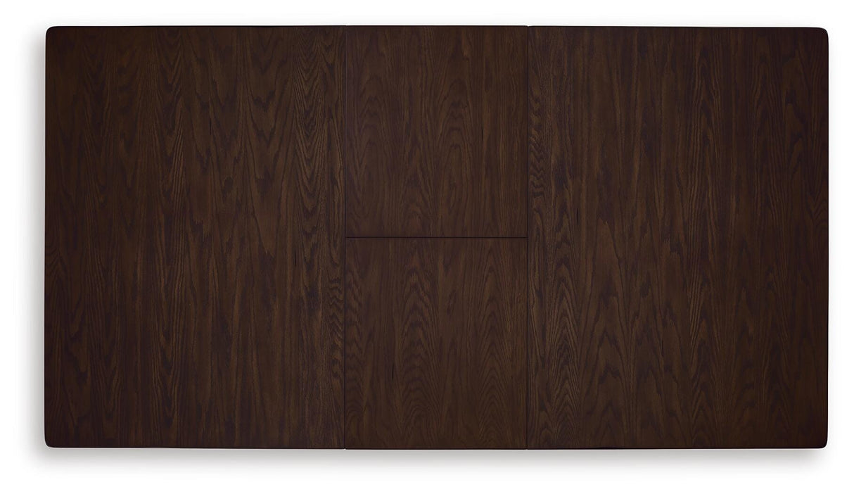 Haddigan Dark Brown Counter Height Set by Ashley at Eve Furniture