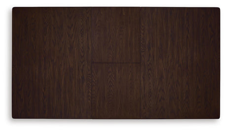 Haddigan Dark Brown Counter Height Set by Ashley at Eve Furniture