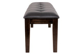 Haddigan Dark Brown Dining Bench by Ashley at Eve Furniture