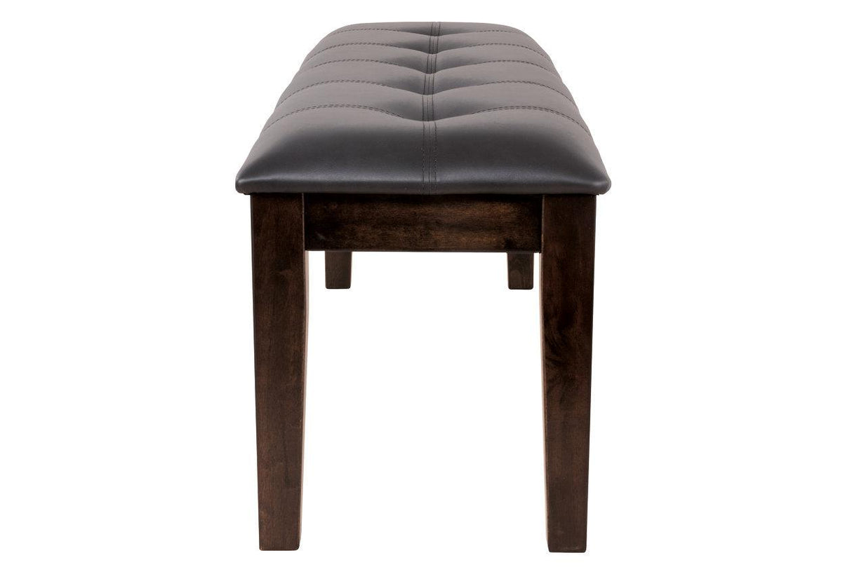 Haddigan Dark Brown Dining Bench by Ashley at Eve Furniture