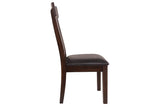 Haddigan Dark Brown Dining Chair, Set of 2 by Ashley at Eve Furniture