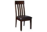 Haddigan Dark Brown Dining Chair, Set of 2 by Ashley at Eve Furniture