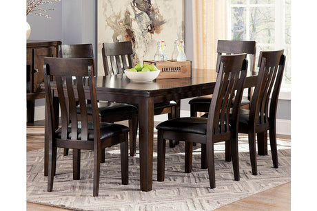 Haddigan Dark Brown Dining Extension Table by Ashley at Eve Furniture