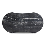 Hades 47" Black Faux Marble Indoor/Outdoor Concrete Coffee Table by TOV Furniture at Eve Furniture