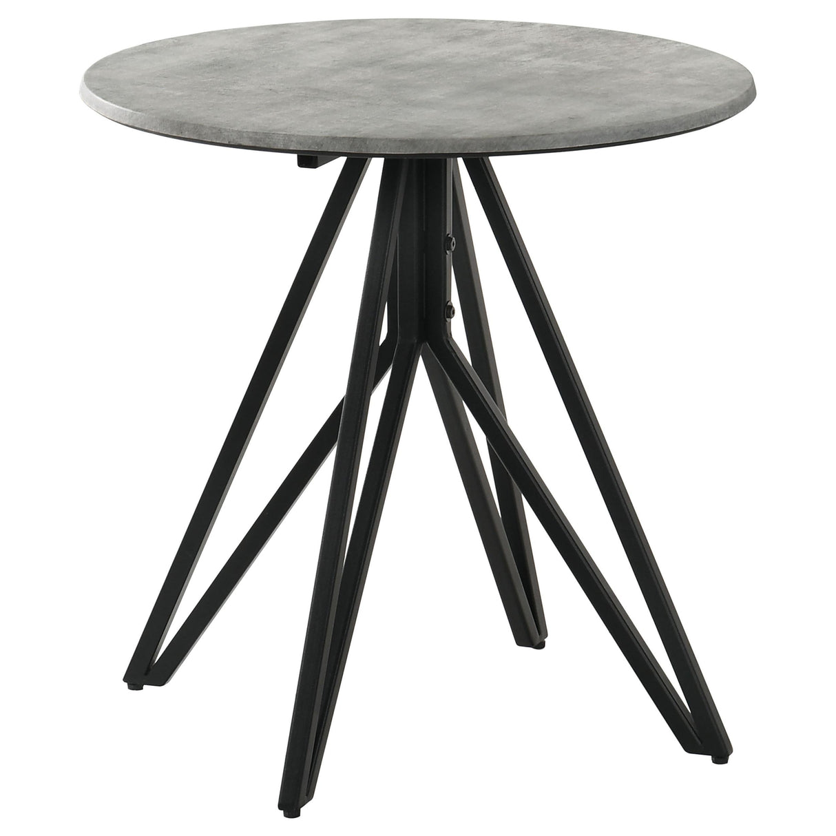 Hadi Cement 3-Piece Round Coffee and End Table Set by Coaster at Eve Furniture