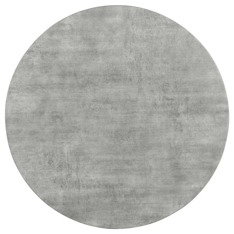 Hadi Cement/Gunmetal Round Coffee Table with Hairpin Legs by Coaster at Eve Furniture