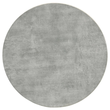 Hadi Cement/Gunmetal Round End Table with Hairpin Legs by Coaster at Eve Furniture