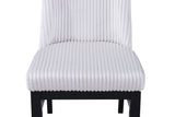 Hadley Black and White Dining Side Chair, Set of 2 by Crown Mark at Eve Furniture