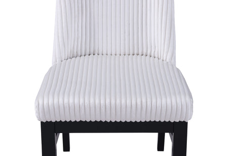 Hadley Black and White Dining Side Chair, Set of 2 by Crown Mark at Eve Furniture