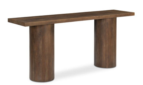 Hadley Console Table Warm Brown by Moe's Home at Eve Furniture