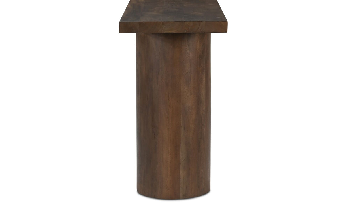 Hadley Console Table Warm Brown by Moe's Home at Eve Furniture