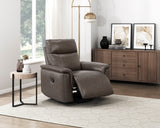 Hadley Dark Brown Swivel Glider Reclining Chair