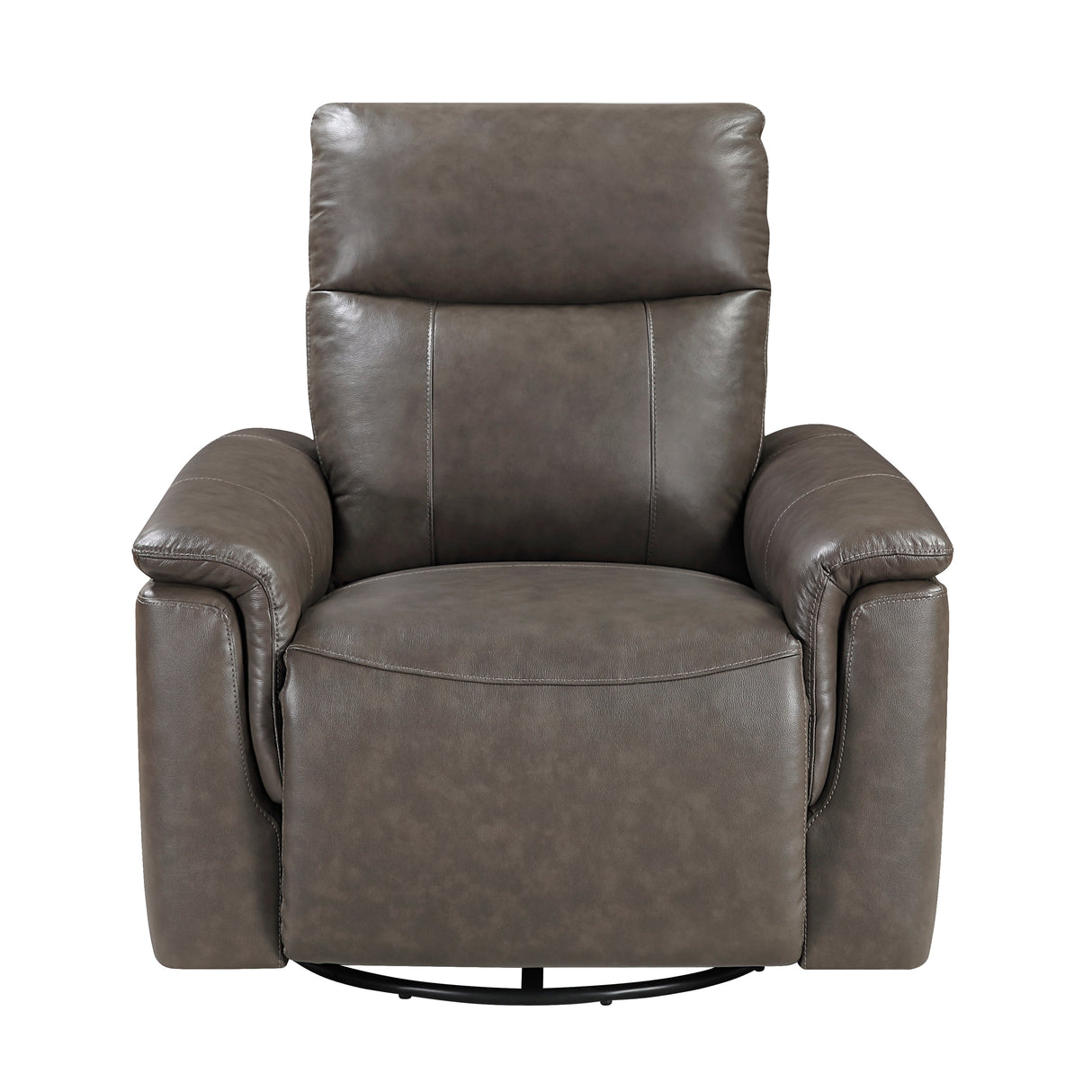 Hadley Dark Brown Swivel Glider Reclining Chair