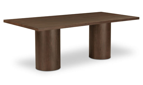 Hadley Dining Table Large Warm Brown by Moe's Home at Eve Furniture