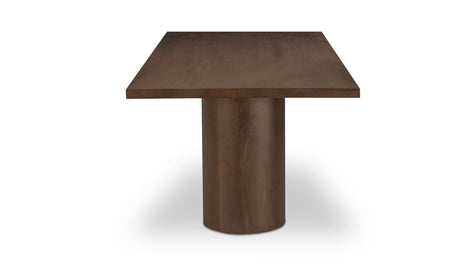 Hadley Dining Table Large Warm Brown by Moe's Home at Eve Furniture