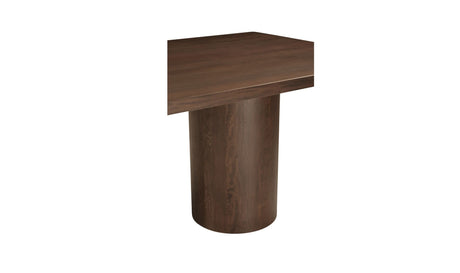 Hadley Dining Table Large Warm Brown by Moe's Home at Eve Furniture