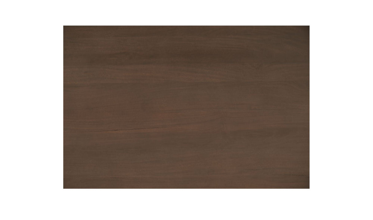 Hadley Dining Table Large Warm Brown by Moe's Home at Eve Furniture