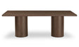 Hadley Dining Table Large Warm Brown by Moe's Home at Eve Furniture