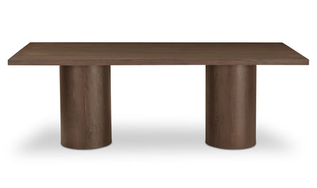 Hadley Dining Table Large Warm Brown by Moe's Home at Eve Furniture