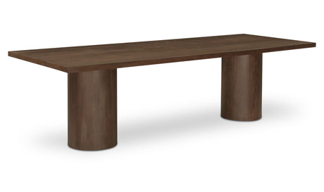 Hadley Dining Table Small Warm Brown by Moe's Home at Eve Furniture